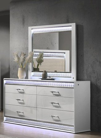 GLAM Dresser and Mirror